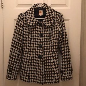 Beautiful gingham peacoat size xs